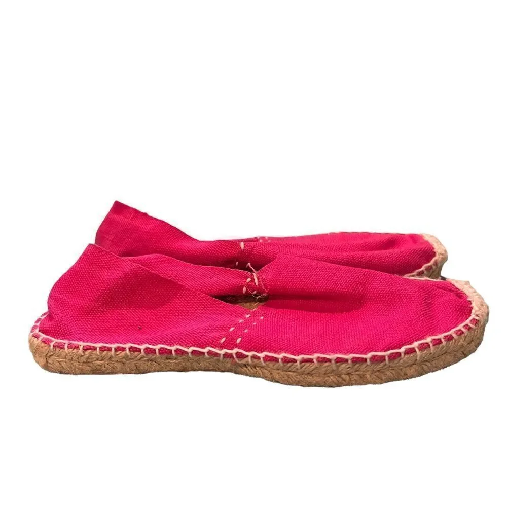Cosido A Mano Bright Pink Espadrille‎ flats EU size 35 / US size 5